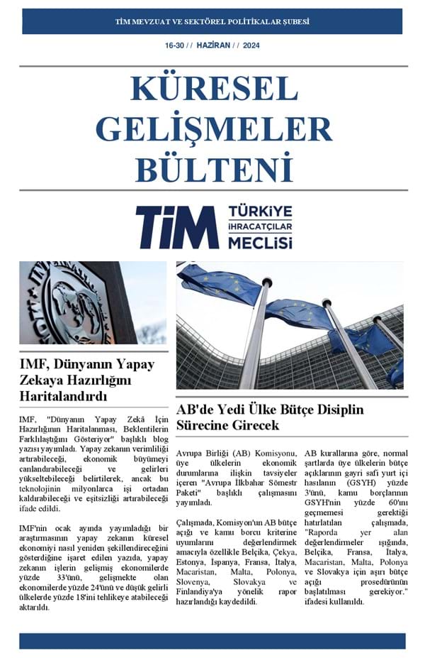 16-30 Haziran 2024 Bülteni 